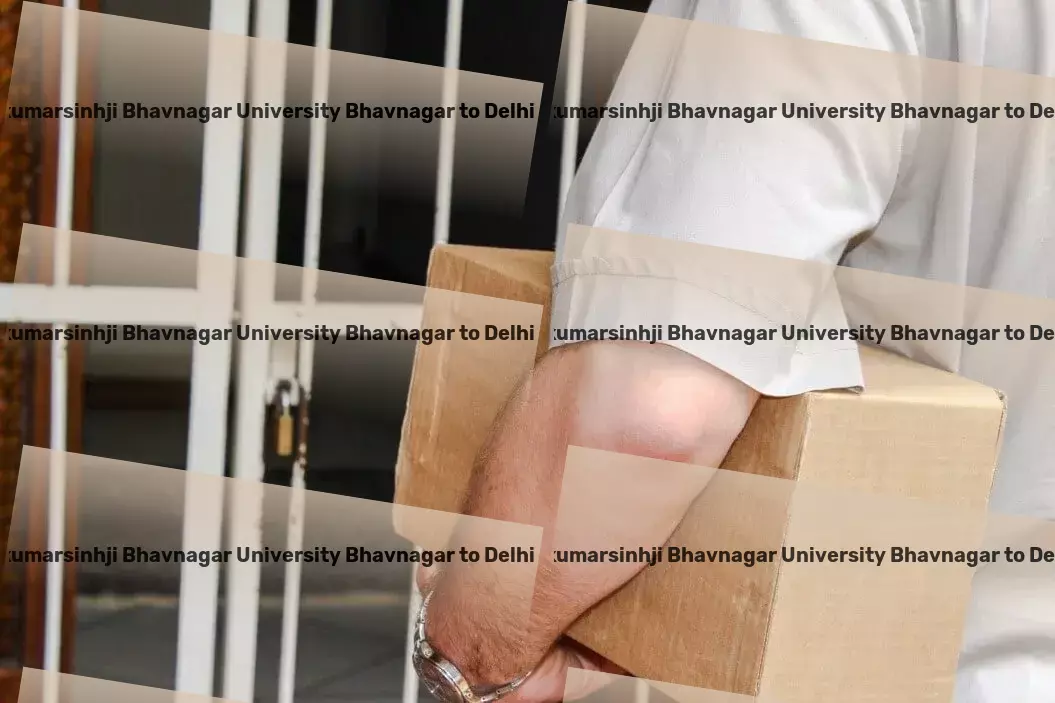 Maharaja Krishnakumarsinhji Bhavnagar University Bhavnagar to Delhi Courier And Parcel A leap forward in dependable transportation across India! - Nationwide freight dispatch