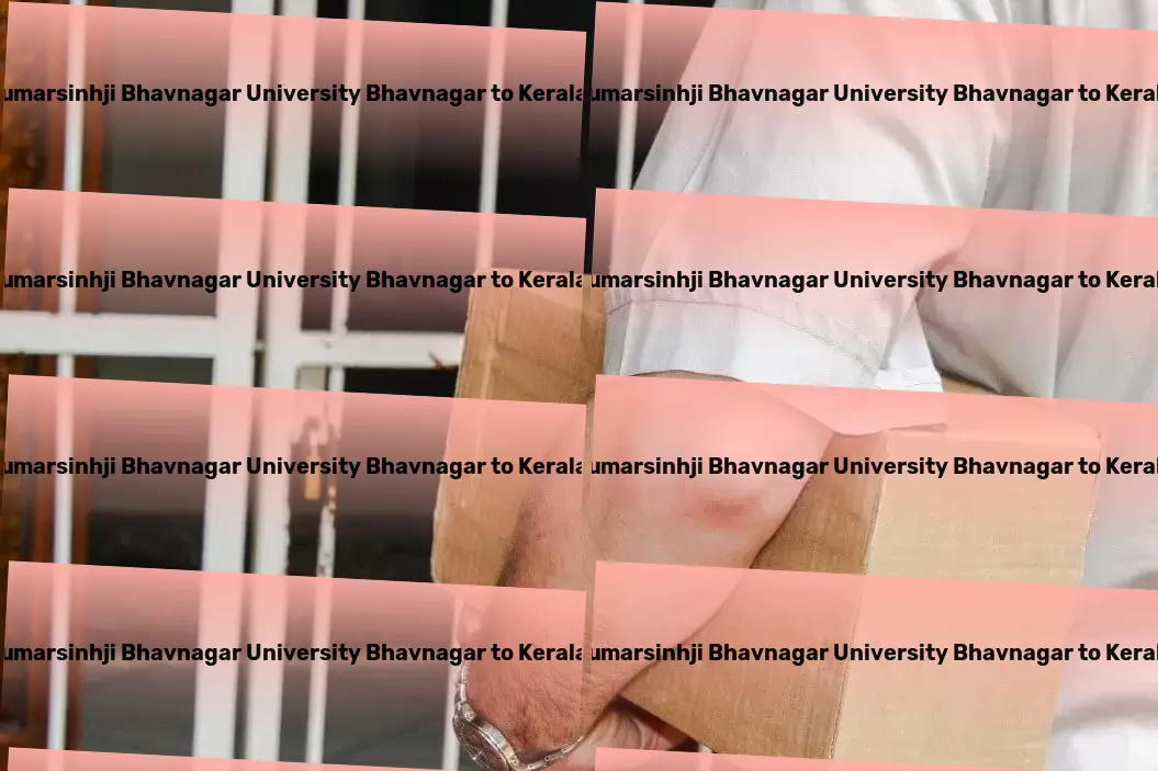 Maharaja Krishnakumarsinhji Bhavnagar University Bhavnagar to Kerala Household Goods Transport Personalized goods services