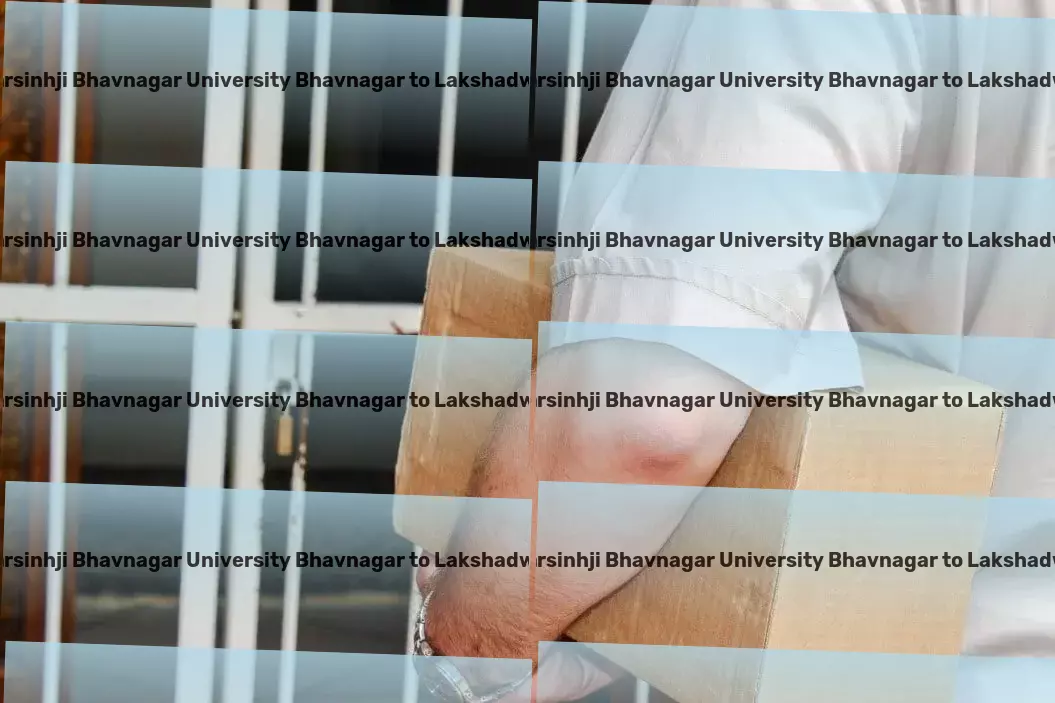 Maharaja Krishnakumarsinhji Bhavnagar University Bhavnagar to Lakshadweep Household Goods Transport Dedicated to advancing India's logistic capabilities! - Express package logistics