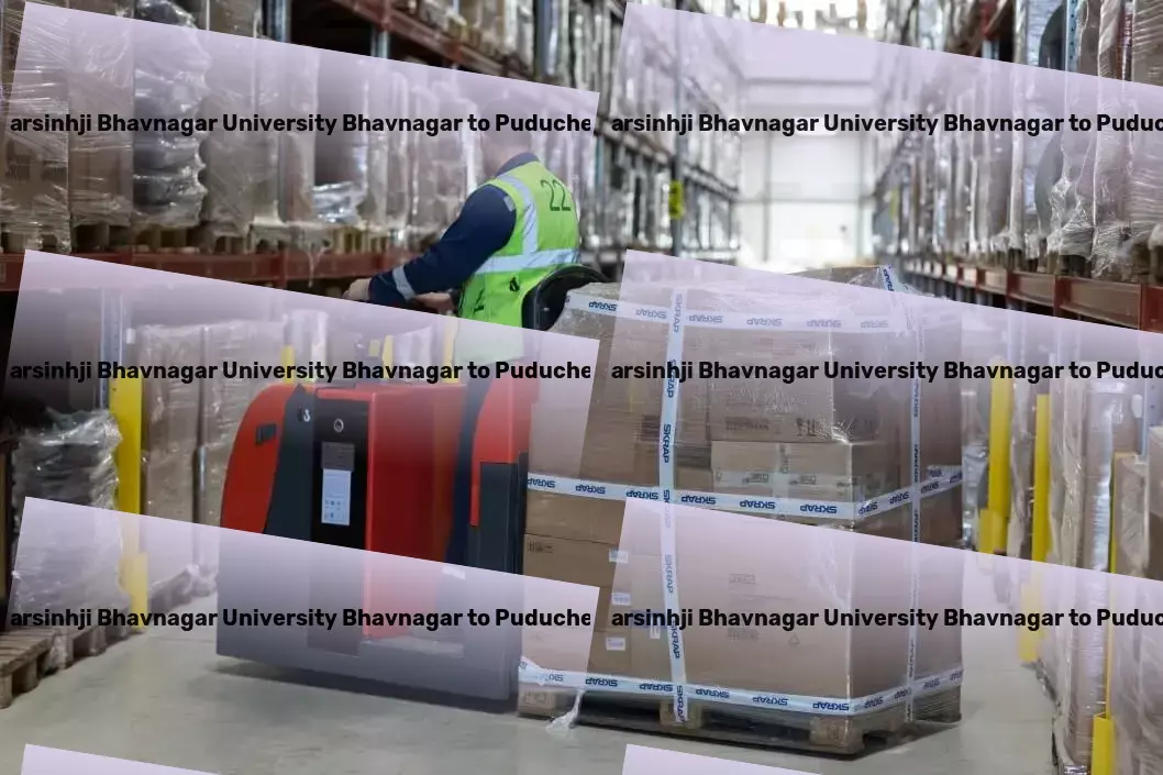 Maharaja Krishnakumarsinhji Bhavnagar University Bhavnagar to Puducherry Household Goods Transport Bringing revolutionary transport techniques to India's market! - Express parcel logistics