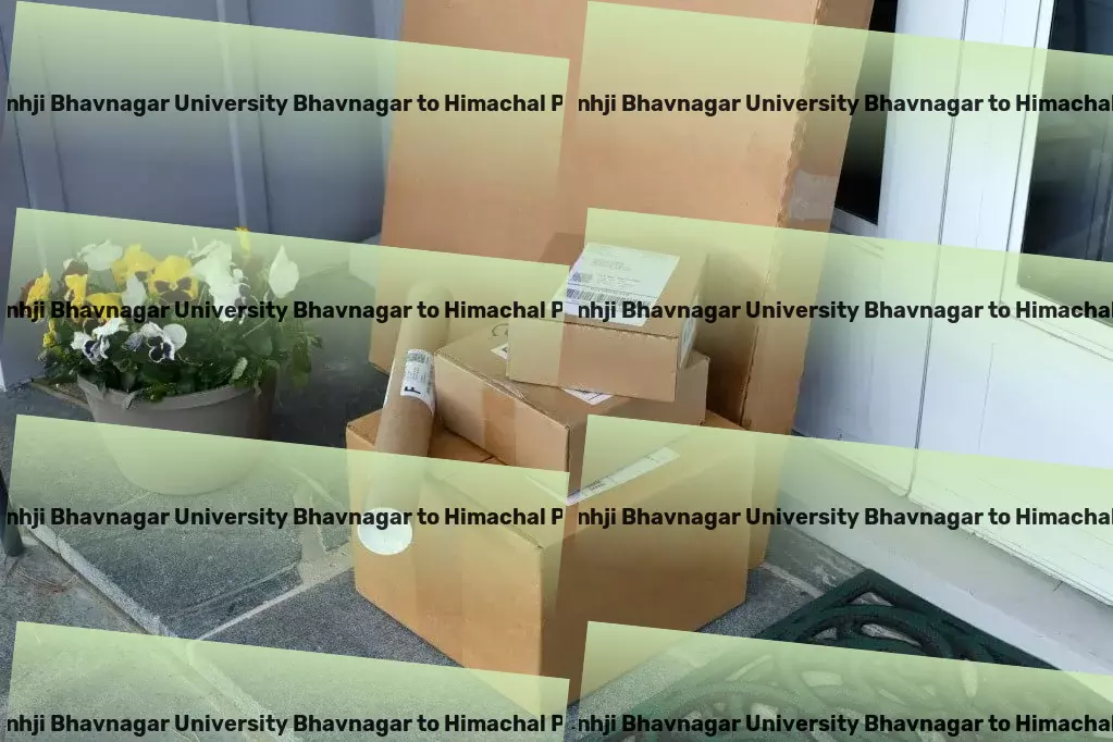 Maharaja Krishnakumarsinhji Bhavnagar University Bhavnagar to Himachal Pradesh Household Goods Transport Regional cargo forwarding