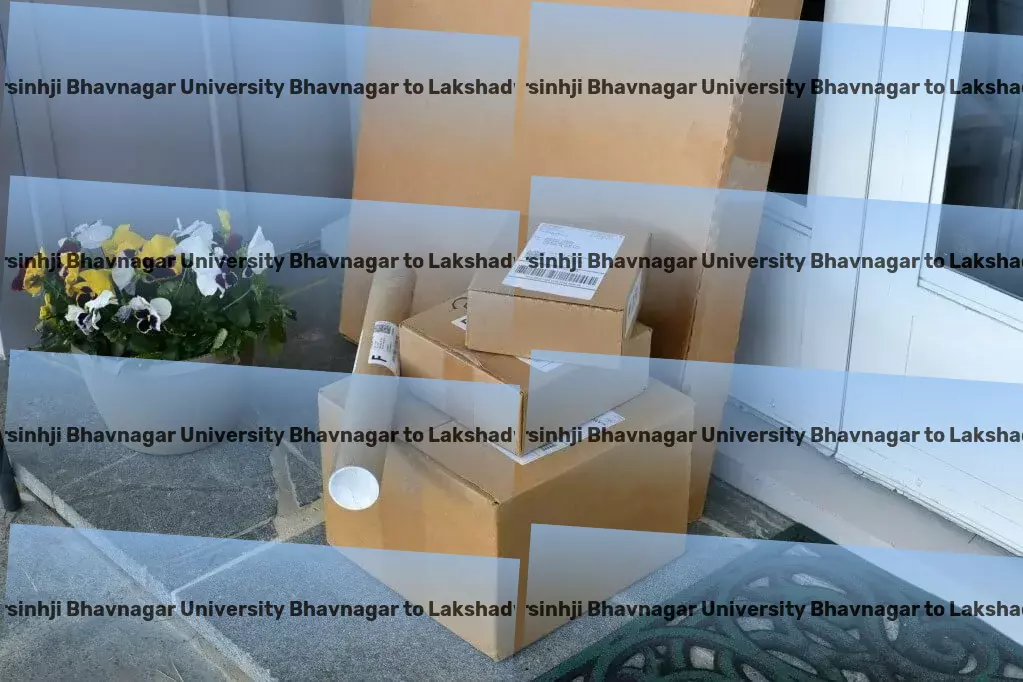 Maharaja Krishnakumarsinhji Bhavnagar University Bhavnagar to Lakshadweep Household Goods Transport Long-haul freight services