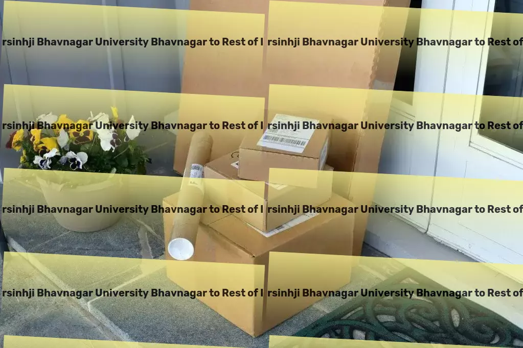 Maharaja Krishnakumarsinhji Bhavnagar University Bhavnagar to Rest Of India Household Goods Transport Specialized shipping services