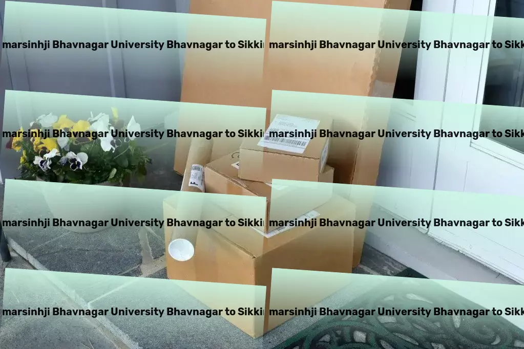 Maharaja Krishnakumarsinhji Bhavnagar University Bhavnagar to Sikkim Courier And Parcel Nationwide freight dispatch