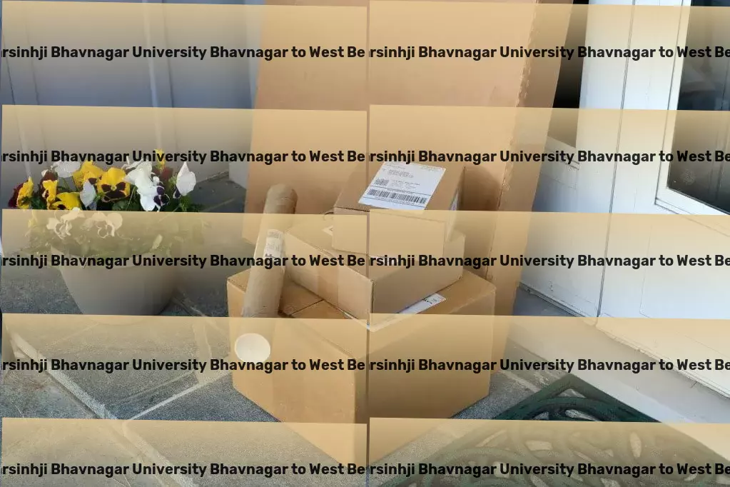 Maharaja Krishnakumarsinhji Bhavnagar University Bhavnagar to West Bengal Courier And Parcel Effortlessly connecting India one delivery at a time! - High-volume transport logistics