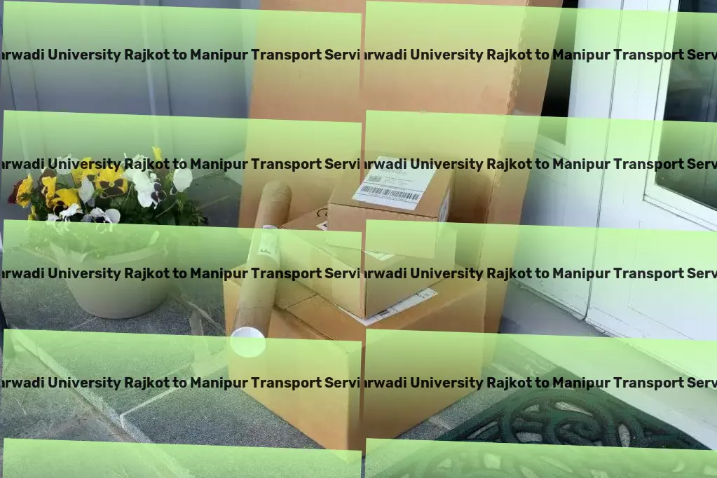 Marwadi University Rajkot to Manipur Bike Transport And Scooty Courier High-capacity goods delivery