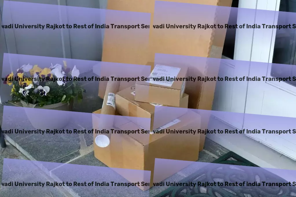 Marwadi University Rajkot to Rest Of India Bike Transport And Scooty Courier Nationwide packing services