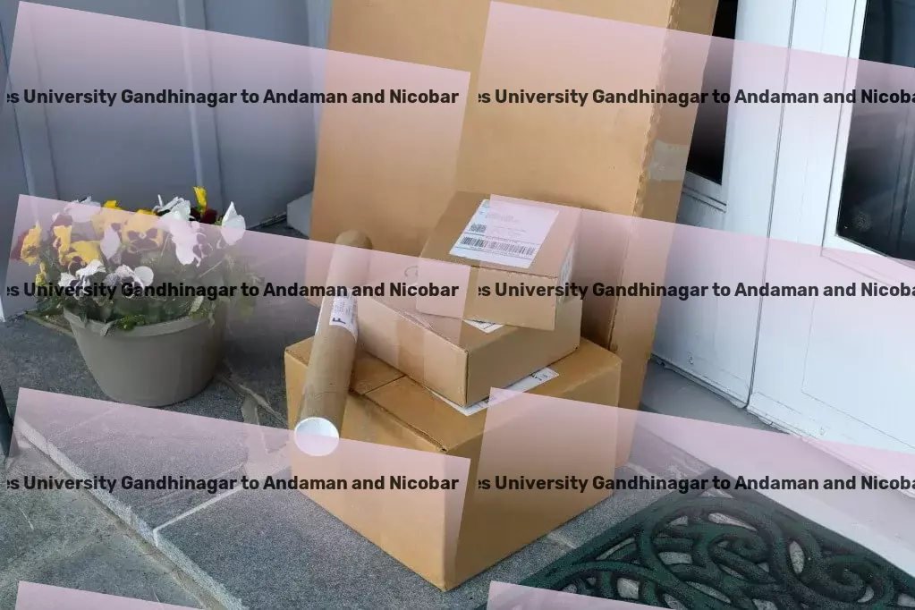 National Forensic Sciences University Gandhinagar to Andaman And Nicobar Islands Packers And Movers The driving force behind successful goods movement in India! - Professional transport solutions