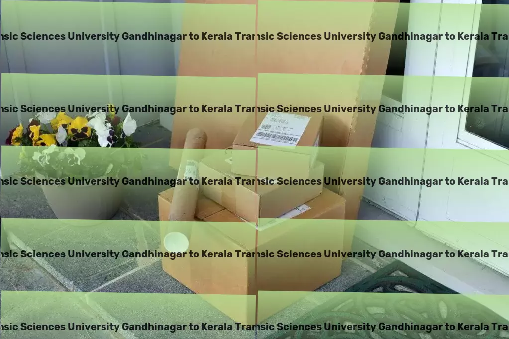 National Forensic Sciences University Gandhinagar to Kerala Packers And Movers Your partner in professional networking success! - Industrial goods carriage