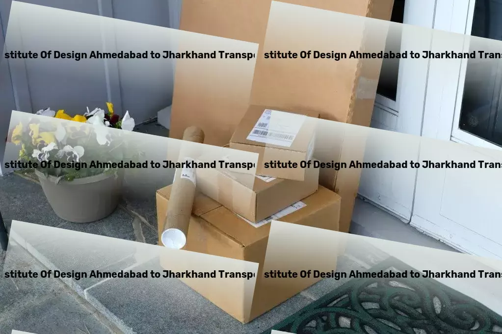 National Institute Of Design Ahmedabad to Jharkhand Household Goods Transport Customized goods shipment