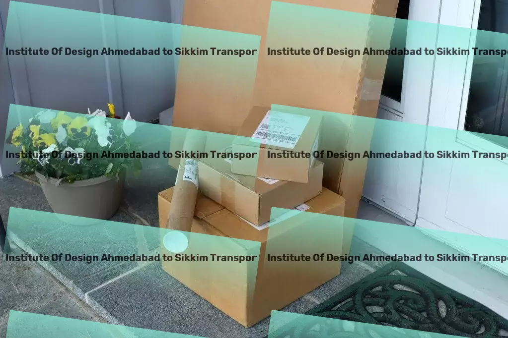 National Institute Of Design Ahmedabad to Sikkim Household Goods Transport Fast package logistics