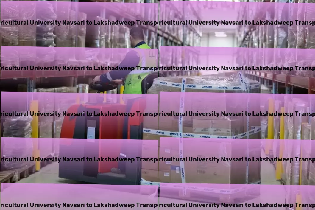 Navsari Agricultural University Navsari to Lakshadweep Part Load Transport Advanced transport logistics