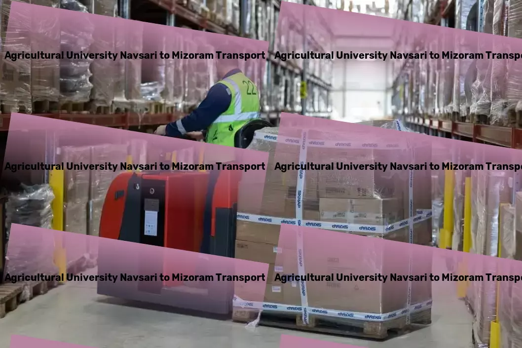 Navsari Agricultural University Navsari to Mizoram Luggage Courier Empowering seamless connections across India's cities! - Nationwide shipping solutions