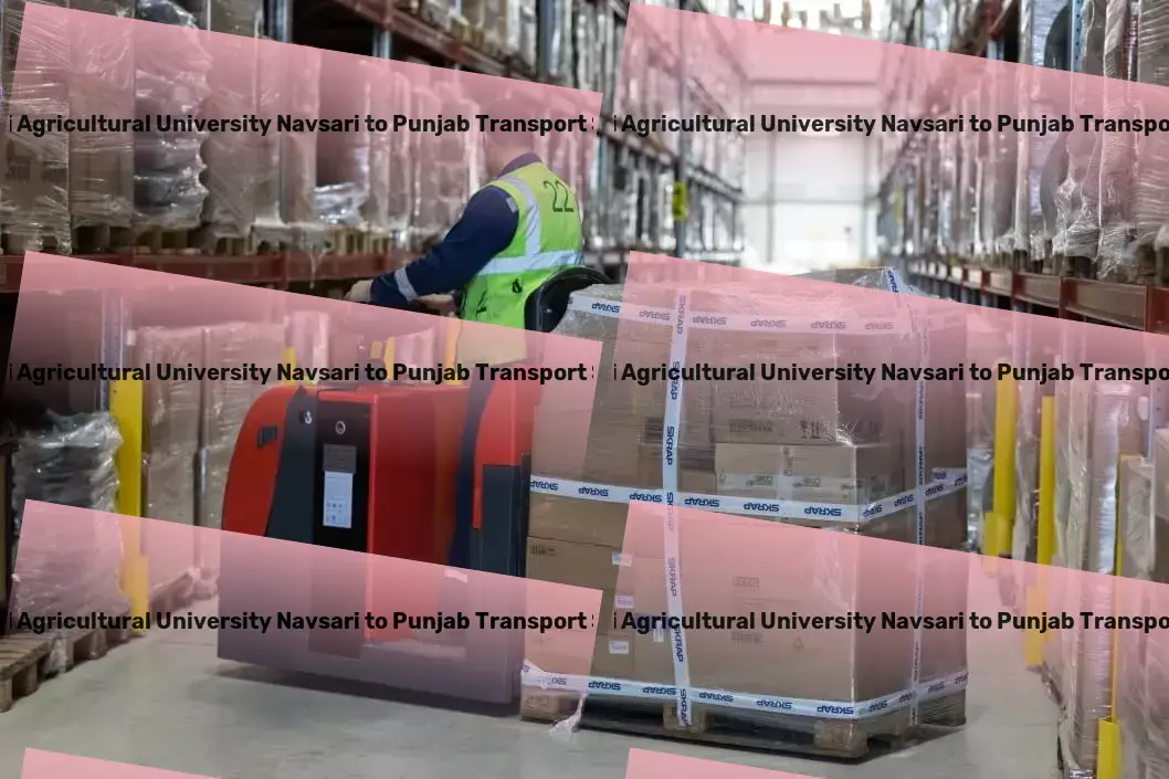 Navsari Agricultural University Navsari to Punjab Packers And Movers Optimizing logistics for a smoother journey within India! - Long-distance freight coordination