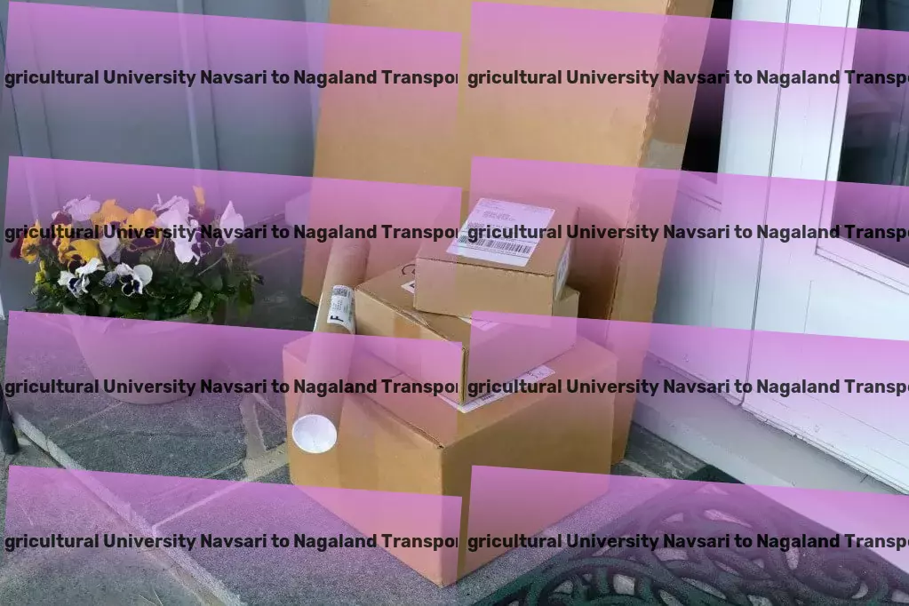 Navsari Agricultural University Navsari to Nagaland Transport Local heavy cargo delivery