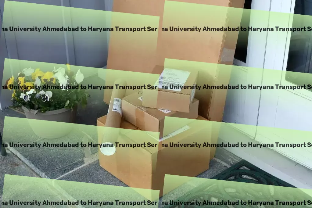 Nirma University Ahmedabad to Haryana Household Goods Transport The ultimate solution for streamlining logistics operations in India! - Rapid logistics services