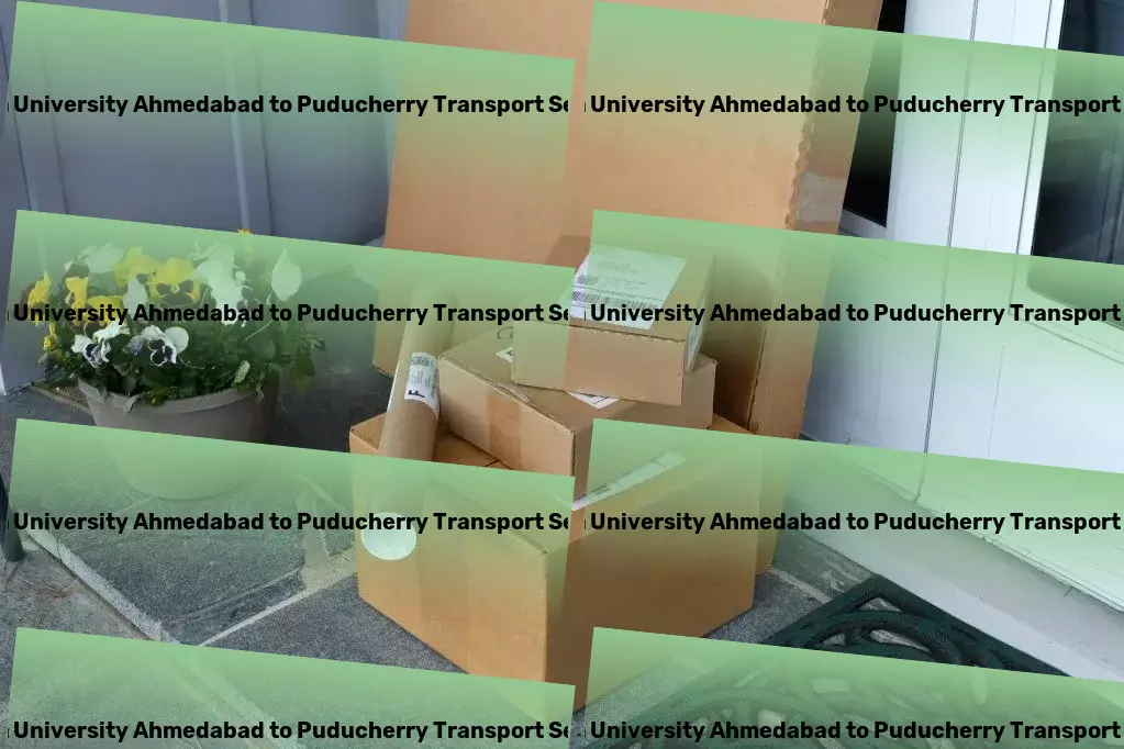 Nirma University Ahmedabad to Puducherry Household Goods Transport Innovating for a smoother transportation journey in India! - Specialized courier operations