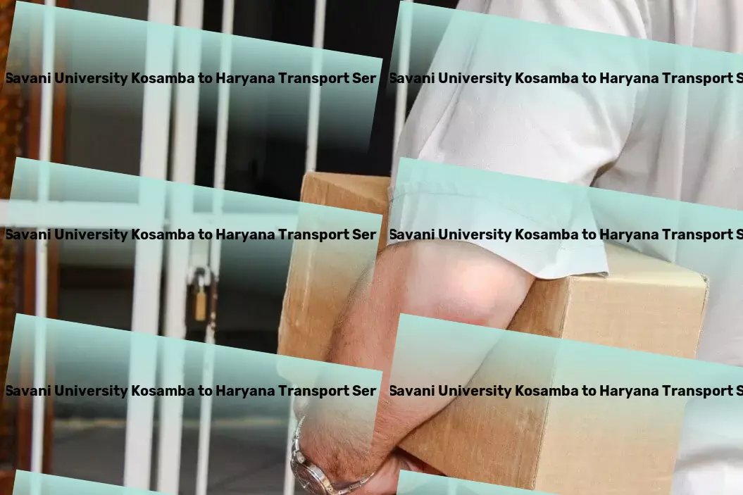 P P Savani University Kosamba to Haryana Household Goods Transport Multi-city freight solutions