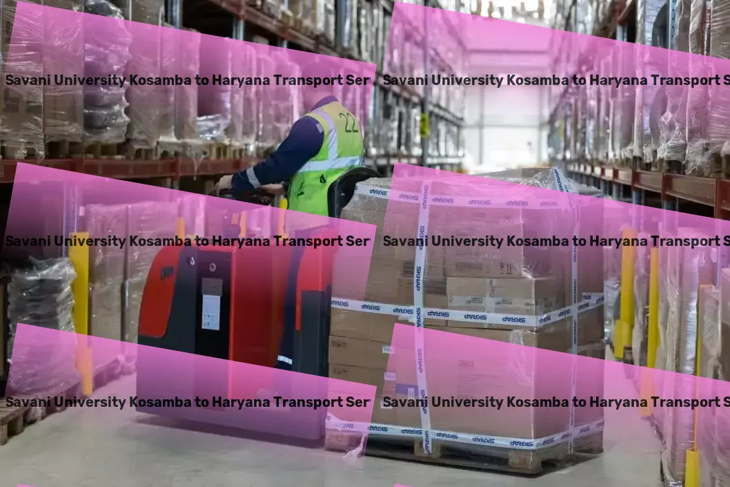 P P Savani University Kosamba to Haryana Household Goods Transport Master the art of goods transportation across India with ease! - Long-haul cargo delivery