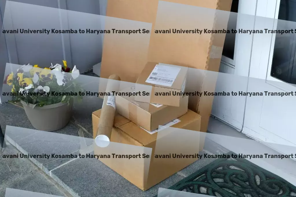 P P Savani University Kosamba to Haryana Household Goods Transport Rapid goods solutions