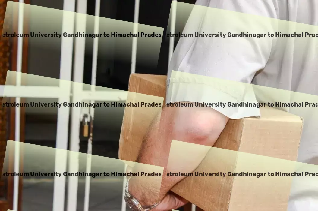 Pandit Deendayal Petroleum University Gandhinagar to Himachal Pradesh Luggage Courier Innovating for a smoother transportation journey in India! - Urban goods transport