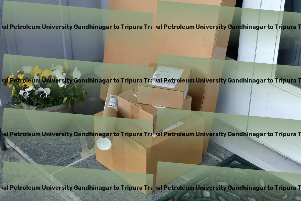 Pandit Deendayal Petroleum University Gandhinagar to Tripura Luggage Courier Simplify your finances with intuitive solutions! - Rapid goods shipment services